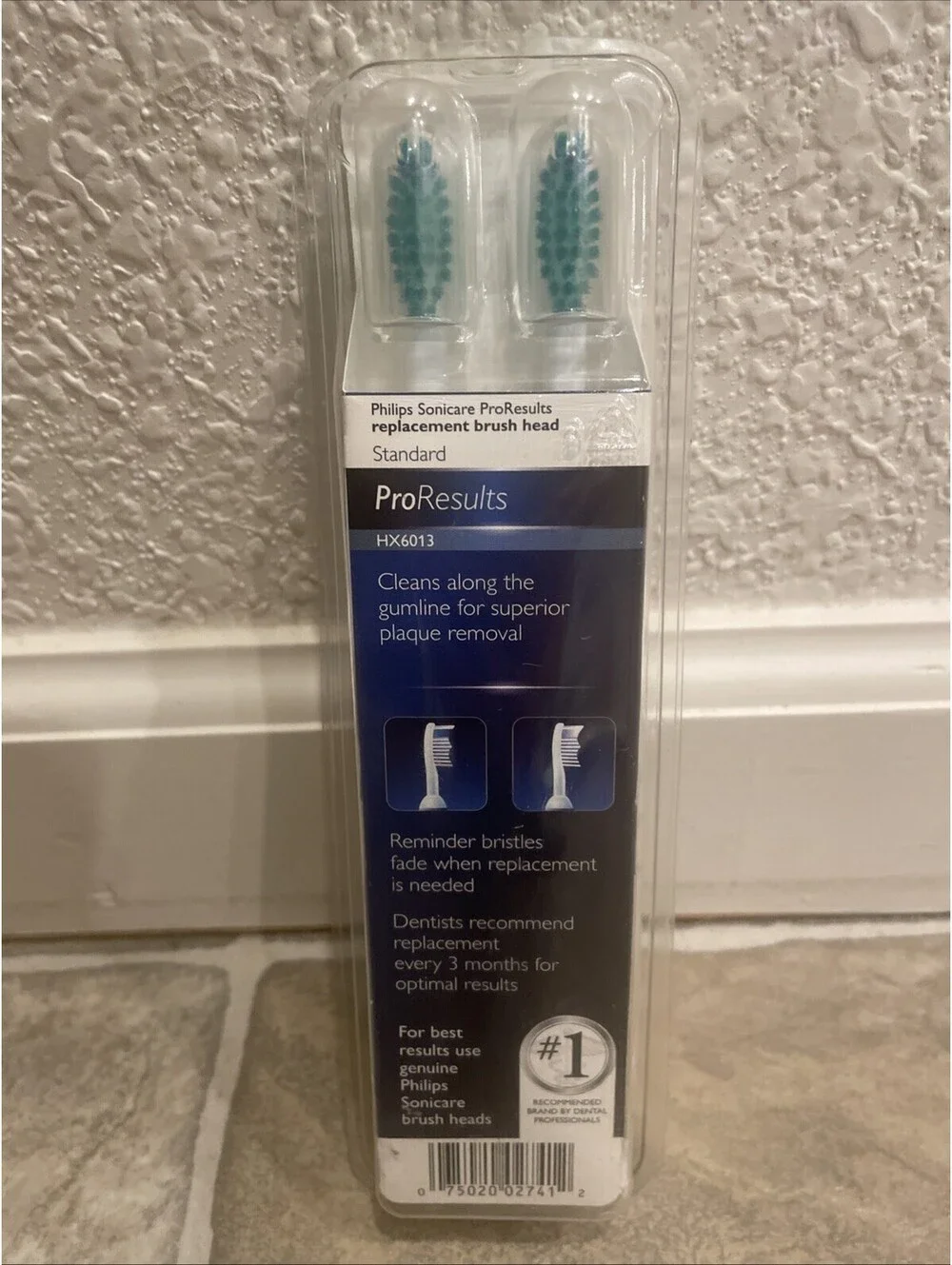 Philips Sonicare 3 Pack ProResults Brush Heads Diamond Clean Toothbrush HX6013